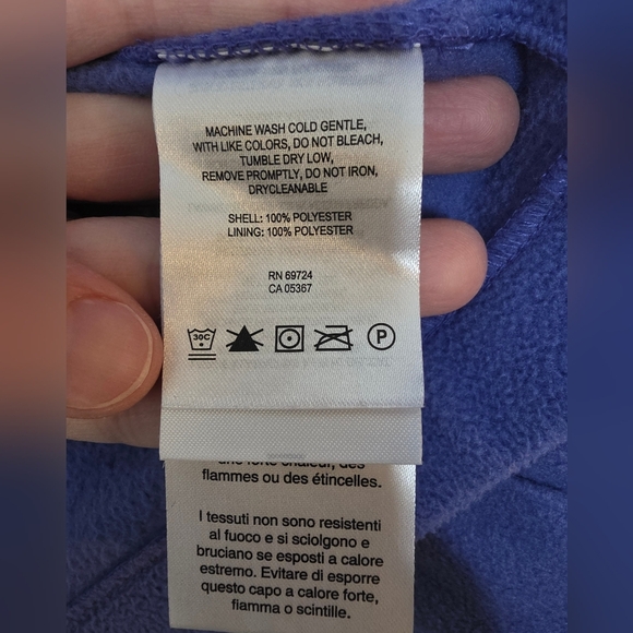 Columbia Bugaboo Girls Omnitech Ski Jacket, Purple Plaid, Size L (14-16) - Picture 7 of 7